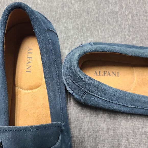 Alfani Shoes Mens Size 12 Sawyer Penny Loafers Suede Casual‎ Slip On Moc Toe - Picture 4 of 8